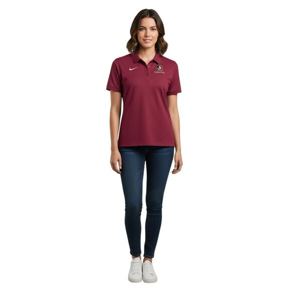 FSU Florida State University FSU Seminoles polo Athletic Dry Fit T-shirt size L - Picture 5 of 11